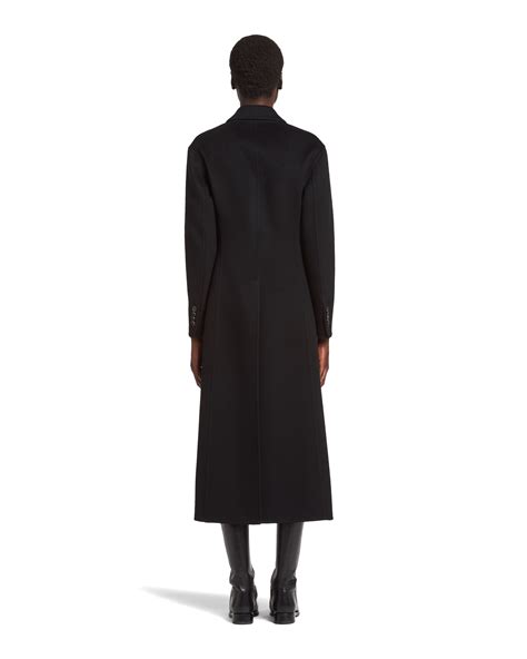 cappotti neri prada|Cappotto imbottito in gabardine Re.